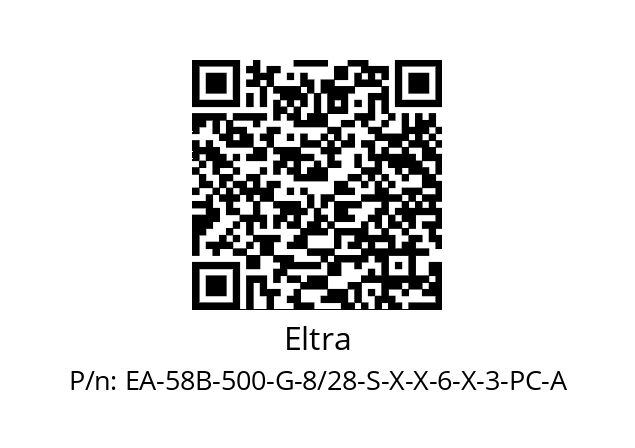   Eltra EA-58B-500-G-8/28-S-X-X-6-X-3-PC-A