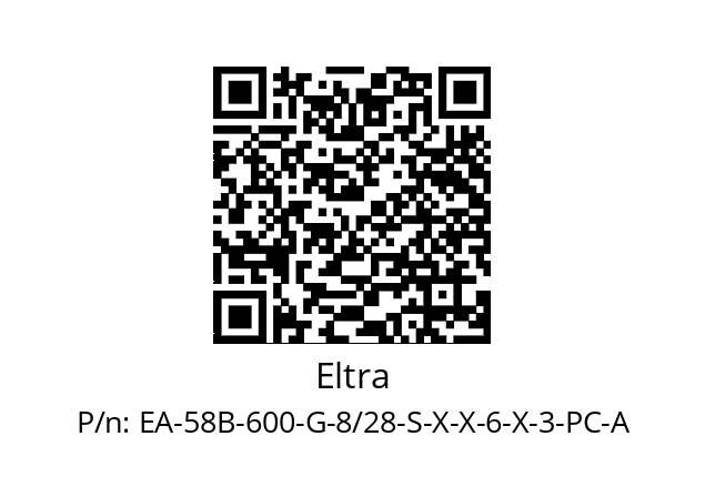   Eltra EA-58B-600-G-8/28-S-X-X-6-X-3-PC-A