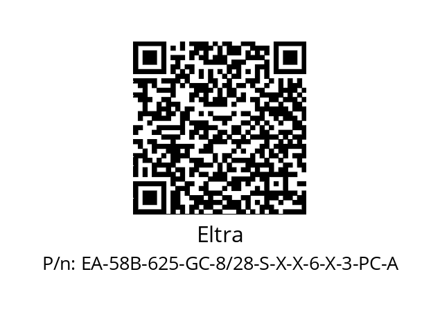   Eltra EA-58B-625-GC-8/28-S-X-X-6-X-3-PC-A