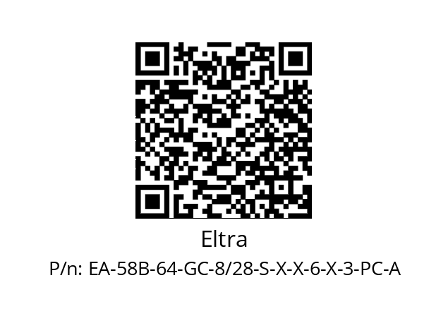   Eltra EA-58B-64-GC-8/28-S-X-X-6-X-3-PC-A