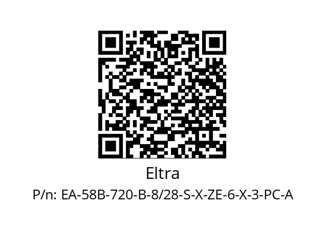   Eltra EA-58B-720-B-8/28-S-X-ZE-6-X-3-PC-A