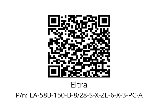   Eltra EA-58B-150-B-8/28-S-X-ZE-6-X-3-PC-A