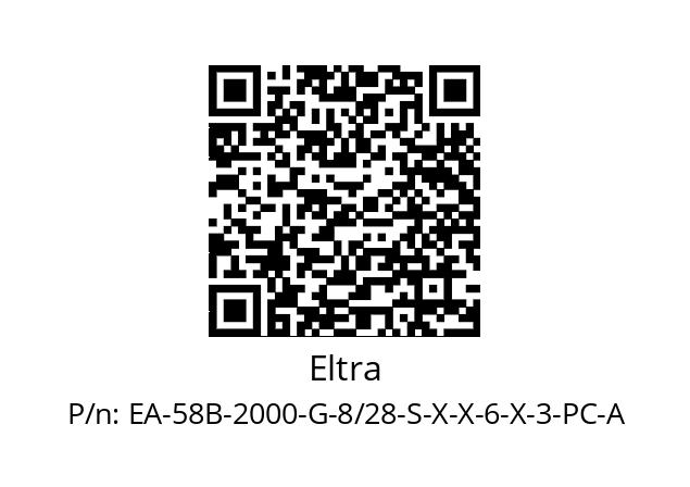   Eltra EA-58B-2000-G-8/28-S-X-X-6-X-3-PC-A