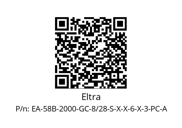   Eltra EA-58B-2000-GC-8/28-S-X-X-6-X-3-PC-A