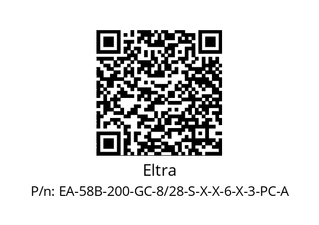   Eltra EA-58B-200-GC-8/28-S-X-X-6-X-3-PC-A