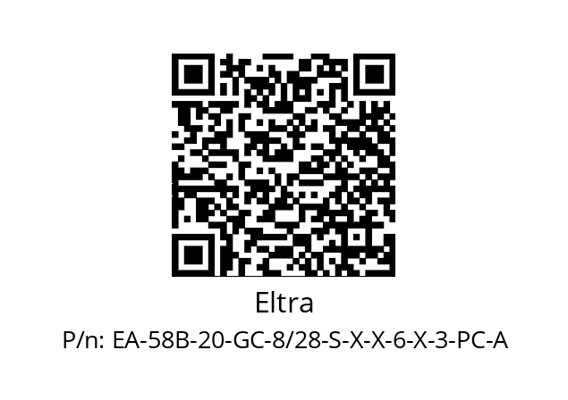   Eltra EA-58B-20-GC-8/28-S-X-X-6-X-3-PC-A