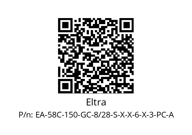   Eltra EA-58C-150-GC-8/28-S-X-X-6-X-3-PC-A