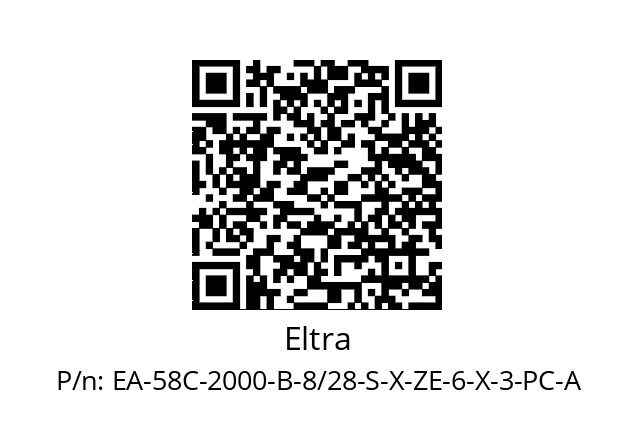   Eltra EA-58C-2000-B-8/28-S-X-ZE-6-X-3-PC-A