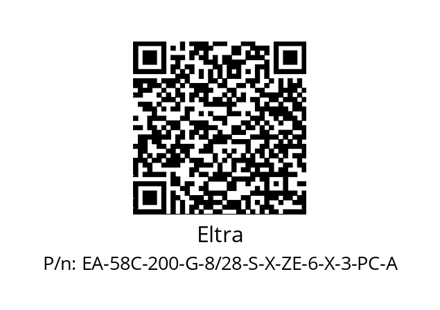   Eltra EA-58C-200-G-8/28-S-X-ZE-6-X-3-PC-A