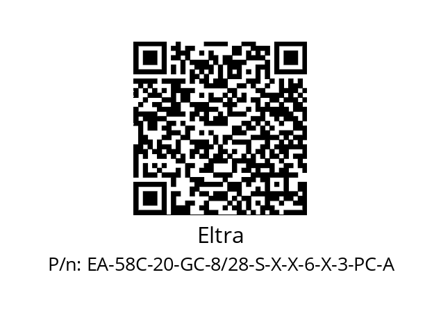   Eltra EA-58C-20-GC-8/28-S-X-X-6-X-3-PC-A