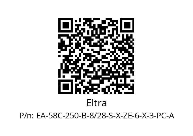   Eltra EA-58C-250-B-8/28-S-X-ZE-6-X-3-PC-A