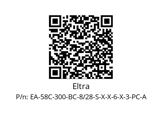   Eltra EA-58C-300-BC-8/28-S-X-X-6-X-3-PC-A