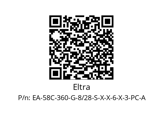   Eltra EA-58C-360-G-8/28-S-X-X-6-X-3-PC-A