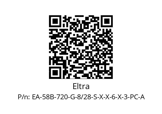   Eltra EA-58B-720-G-8/28-S-X-X-6-X-3-PC-A