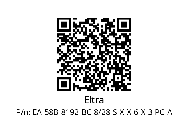   Eltra EA-58B-8192-BC-8/28-S-X-X-6-X-3-PC-A