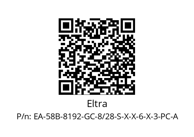   Eltra EA-58B-8192-GC-8/28-S-X-X-6-X-3-PC-A