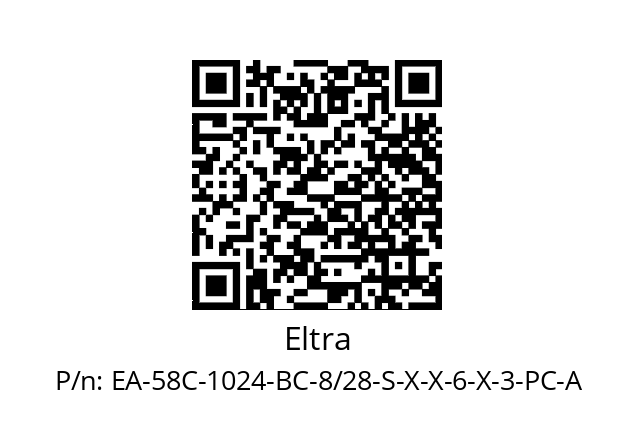   Eltra EA-58C-1024-BC-8/28-S-X-X-6-X-3-PC-A