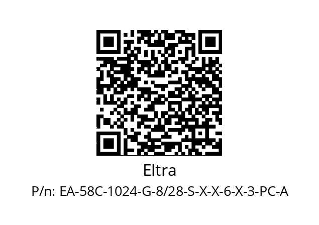   Eltra EA-58C-1024-G-8/28-S-X-X-6-X-3-PC-A