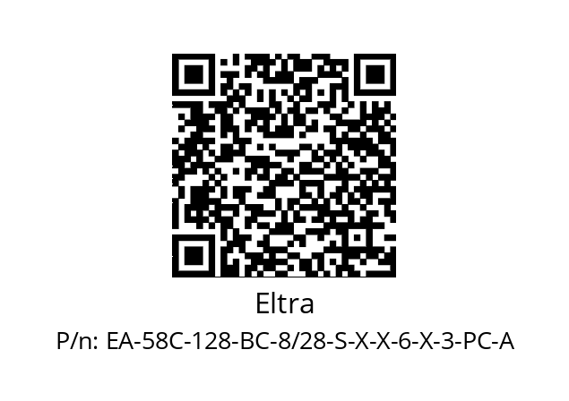   Eltra EA-58C-128-BC-8/28-S-X-X-6-X-3-PC-A