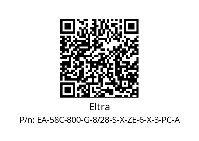   Eltra EA-58C-800-G-8/28-S-X-ZE-6-X-3-PC-A