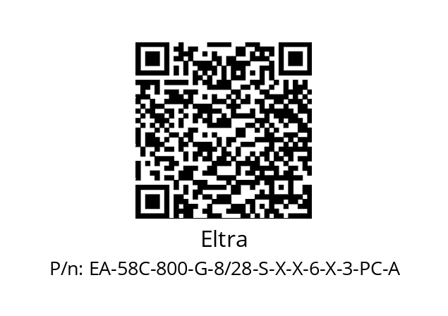   Eltra EA-58C-800-G-8/28-S-X-X-6-X-3-PC-A