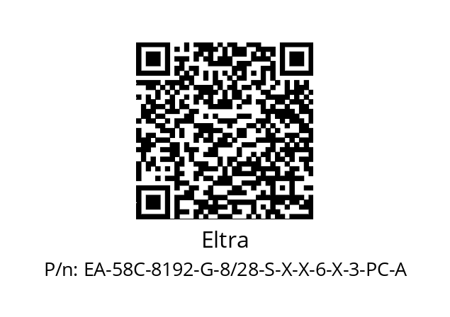   Eltra EA-58C-8192-G-8/28-S-X-X-6-X-3-PC-A