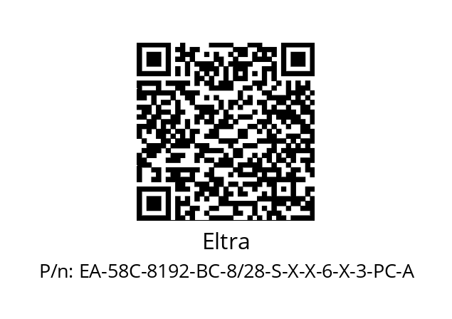   Eltra EA-58C-8192-BC-8/28-S-X-X-6-X-3-PC-A