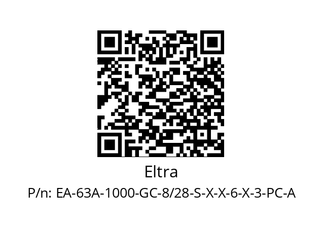   Eltra EA-63A-1000-GC-8/28-S-X-X-6-X-3-PC-A