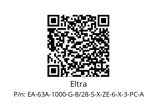   Eltra EA-63A-1000-G-8/28-S-X-ZE-6-X-3-PC-A