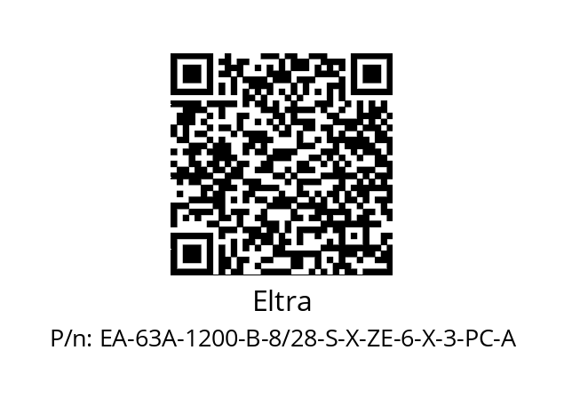   Eltra EA-63A-1200-B-8/28-S-X-ZE-6-X-3-PC-A