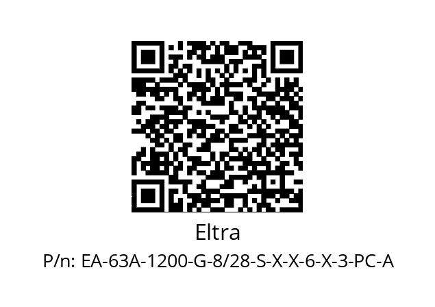   Eltra EA-63A-1200-G-8/28-S-X-X-6-X-3-PC-A