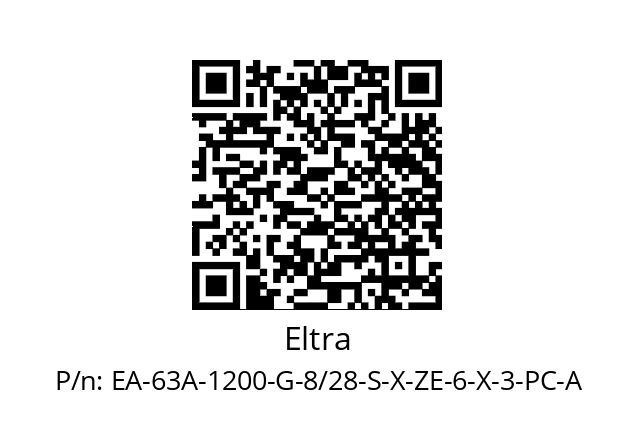   Eltra EA-63A-1200-G-8/28-S-X-ZE-6-X-3-PC-A