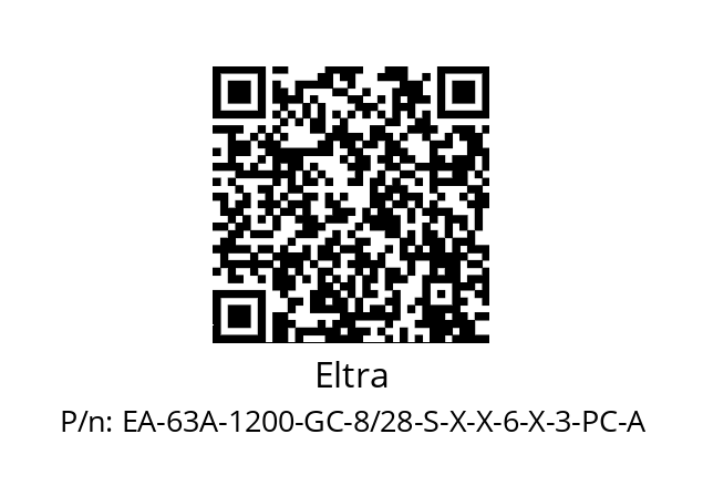   Eltra EA-63A-1200-GC-8/28-S-X-X-6-X-3-PC-A