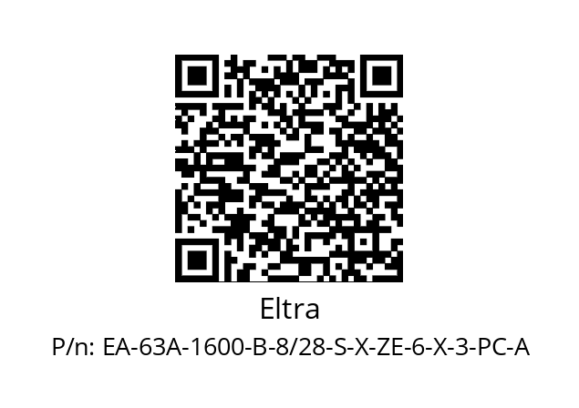   Eltra EA-63A-1600-B-8/28-S-X-ZE-6-X-3-PC-A