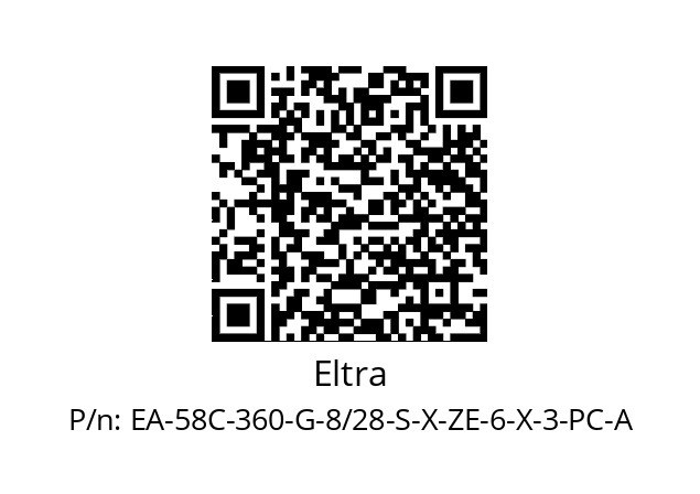   Eltra EA-58C-360-G-8/28-S-X-ZE-6-X-3-PC-A