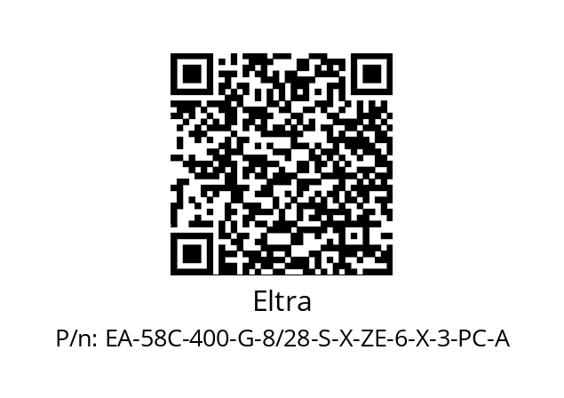   Eltra EA-58C-400-G-8/28-S-X-ZE-6-X-3-PC-A