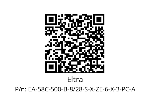   Eltra EA-58C-500-B-8/28-S-X-ZE-6-X-3-PC-A