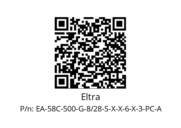   Eltra EA-58C-500-G-8/28-S-X-X-6-X-3-PC-A