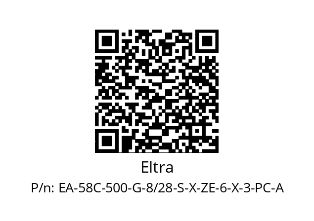   Eltra EA-58C-500-G-8/28-S-X-ZE-6-X-3-PC-A