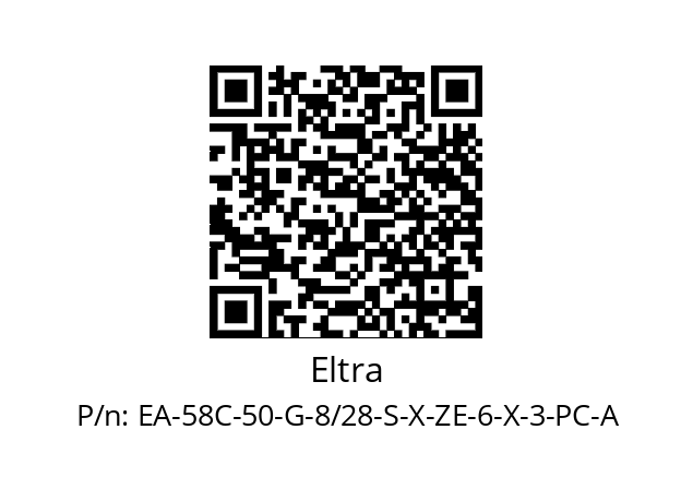   Eltra EA-58C-50-G-8/28-S-X-ZE-6-X-3-PC-A