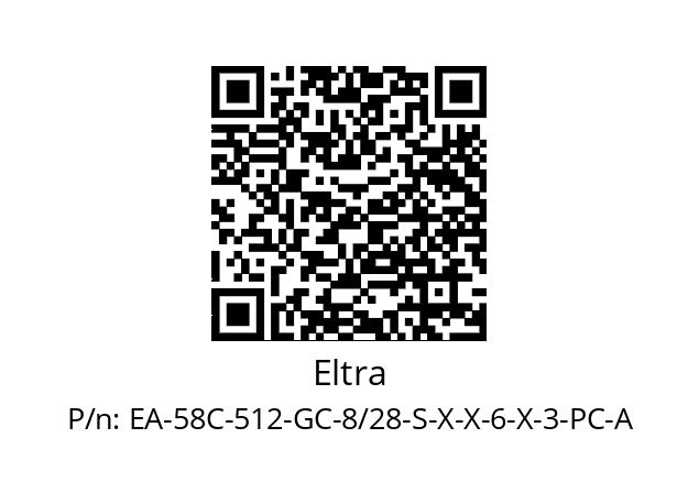   Eltra EA-58C-512-GC-8/28-S-X-X-6-X-3-PC-A