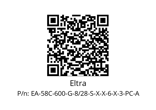   Eltra EA-58C-600-G-8/28-S-X-X-6-X-3-PC-A