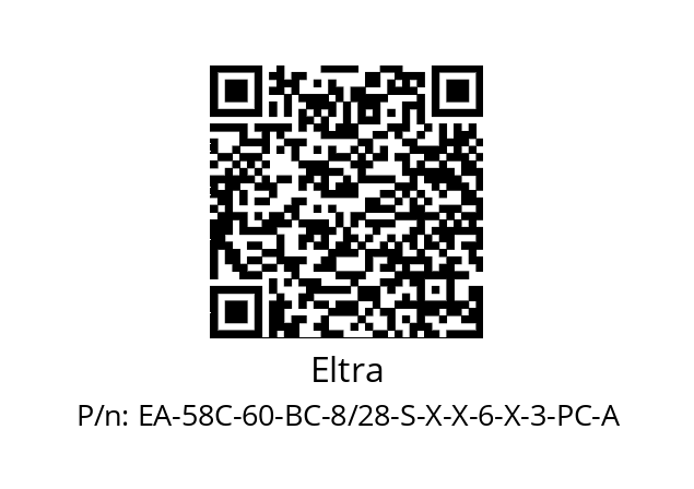   Eltra EA-58C-60-BC-8/28-S-X-X-6-X-3-PC-A