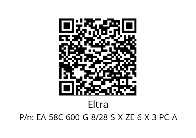   Eltra EA-58C-600-G-8/28-S-X-ZE-6-X-3-PC-A