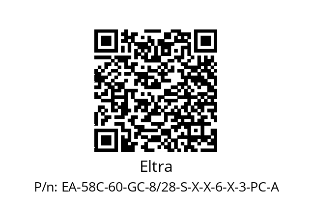   Eltra EA-58C-60-GC-8/28-S-X-X-6-X-3-PC-A