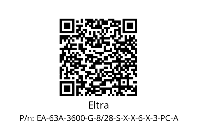   Eltra EA-63A-3600-G-8/28-S-X-X-6-X-3-PC-A