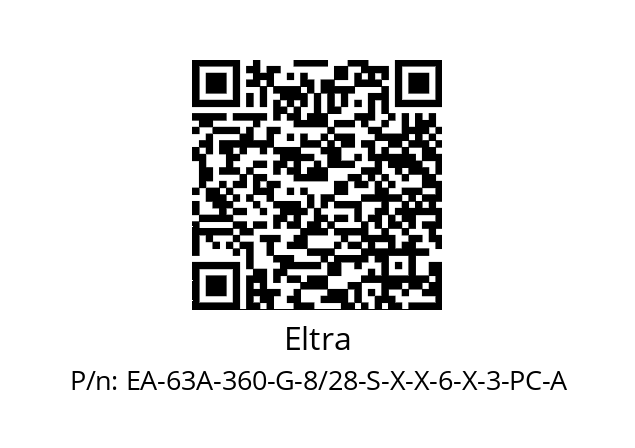   Eltra EA-63A-360-G-8/28-S-X-X-6-X-3-PC-A