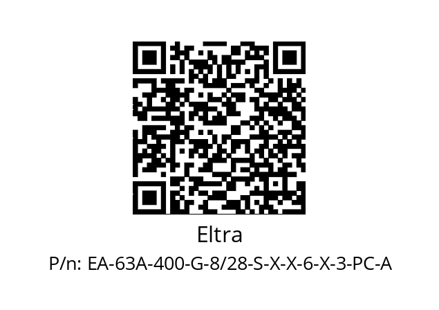   Eltra EA-63A-400-G-8/28-S-X-X-6-X-3-PC-A