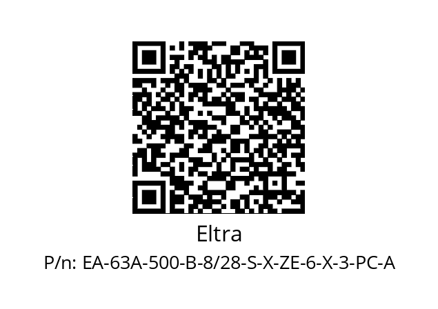   Eltra EA-63A-500-B-8/28-S-X-ZE-6-X-3-PC-A