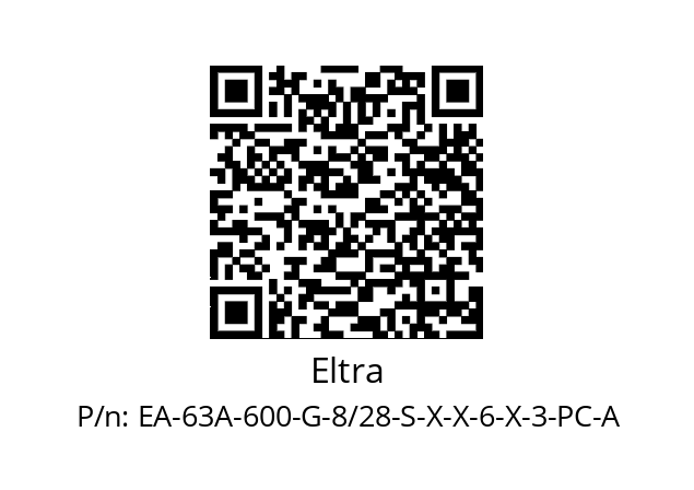   Eltra EA-63A-600-G-8/28-S-X-X-6-X-3-PC-A